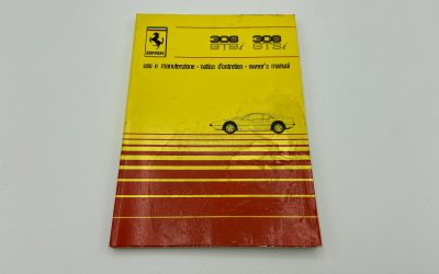Ferrari 308 GTBi/GTSi Owner’s Manual #195/80 – 1980