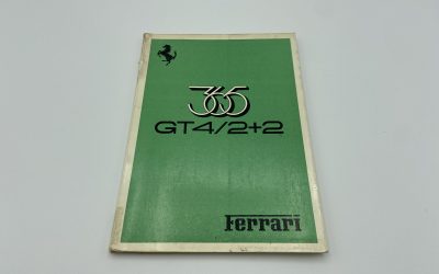 Ferrari 365 GT4 2+2 Owner’s Manual #75/73 – 1973