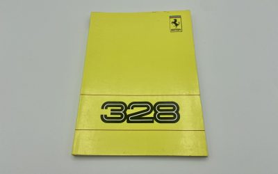 Ferrari 328 GTB/GTS Owner’s Manual #493/88