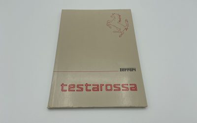 Ferrari Testarossa Owner’s Manual #344/85 – 1985