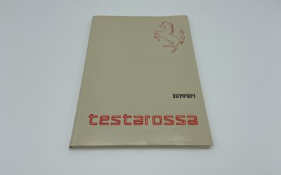 Ferrari Testarossa Owner’s Manual #430/86