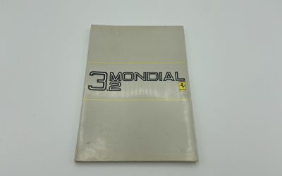 Ferrari Mondial 3.2 Owner’s Manual #474/87