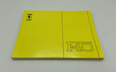 Ferrari F40 Owner’s Manual #512A/88