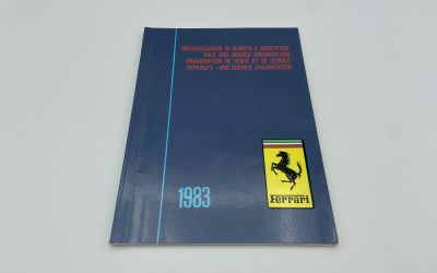 Ferrari 1983 Dealer Directory/ Sale and Service Organization #266/83