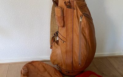 Ferrari Schedoni Leather Golfbag – Golf Tournament Luggage Bag