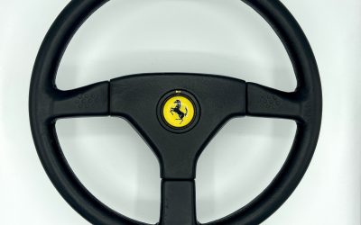 Ferrari 348 Momo Steering Wheel – Horn Button & Hub – Mondial T, 512TR