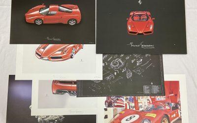 Ferrari Enzo Introduction Lithographs Kit, Limited Numbered 479/1000 pcs – #1830/02