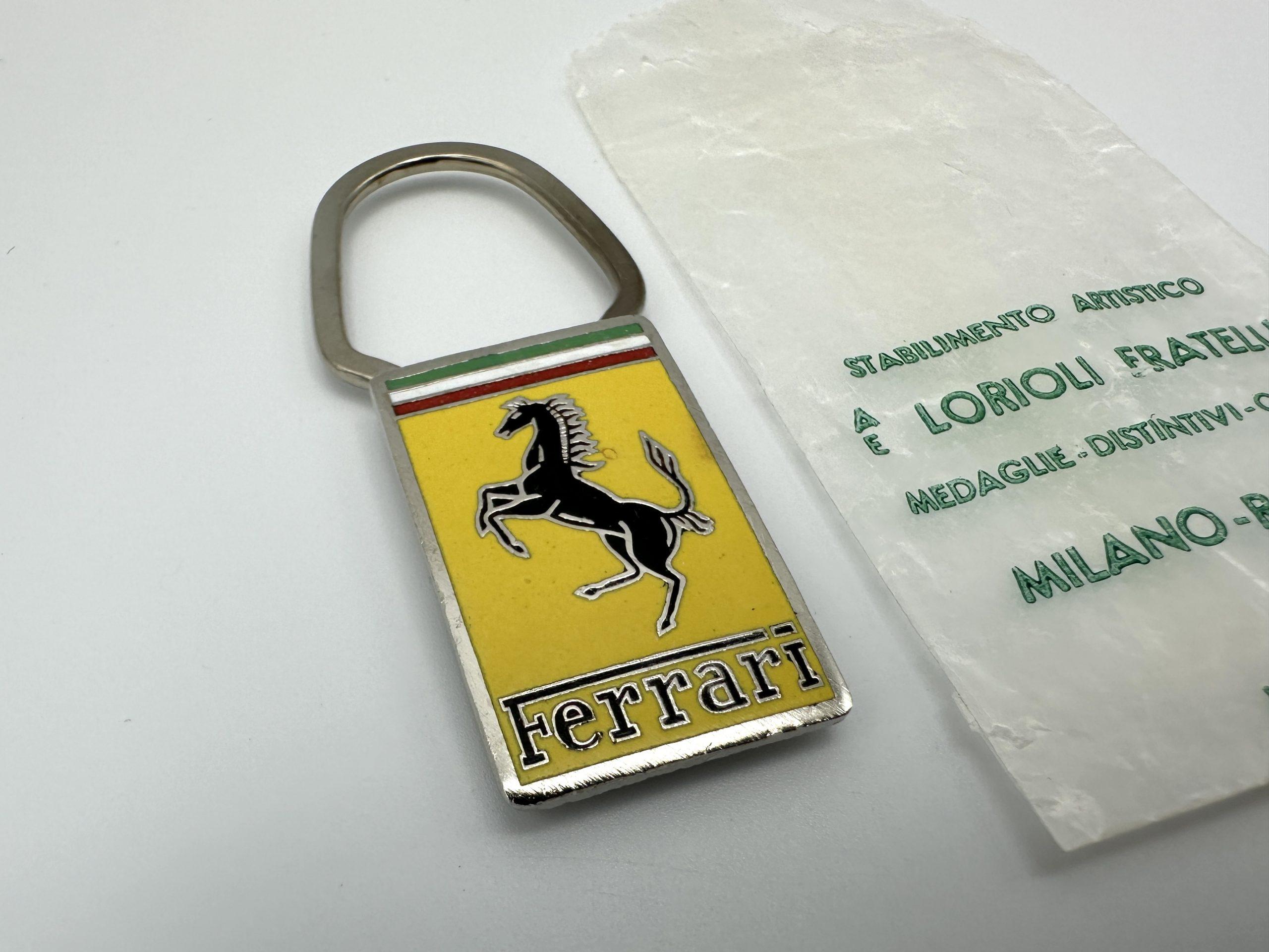 Ferrari A.E.Lorioli Keychain, Keyfob 1970’s – In Paper Bag - NOS ...